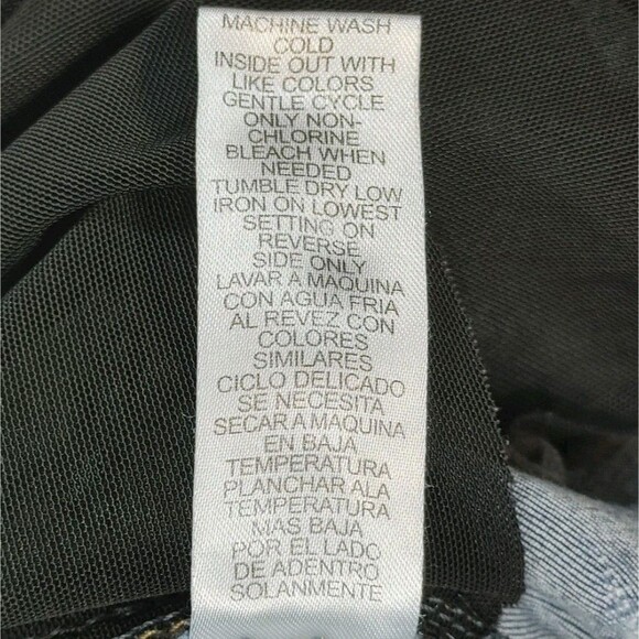 Democracy "Ab"solution Capri Women's Blue Denim Jeans Size 24W EUC - Picture 12 of 14